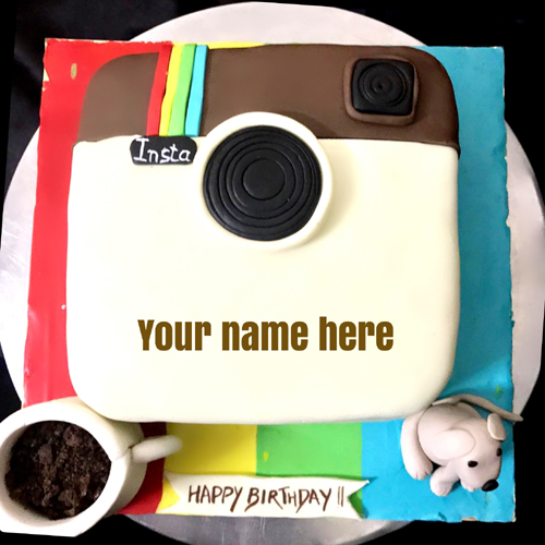 Make Your Personalized Name Birthday Wishes Cake Online