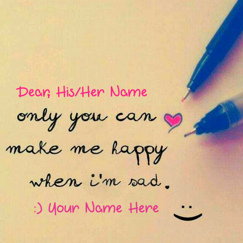 Create Your Love Note For Cute Girlfriend With Name