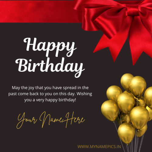 Social Media Greeting For Birthday Wishes With Name