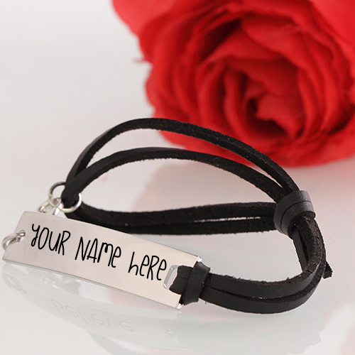 Write Name on Leather Strap Bracelet Profile Picture