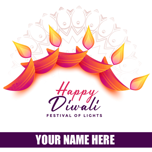 Diwali Festival Wishes Whatsapp Status With Your Name