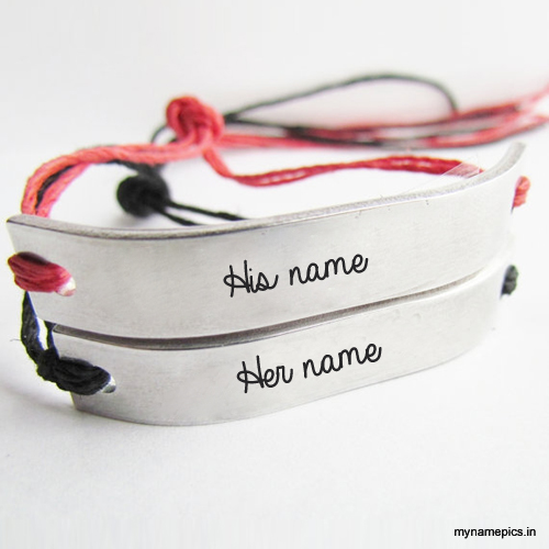 Write your name on Couple Bracelets profile picture