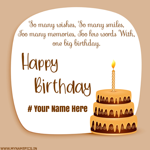 Happy Birthday To You My Friend Greeting Card With Name