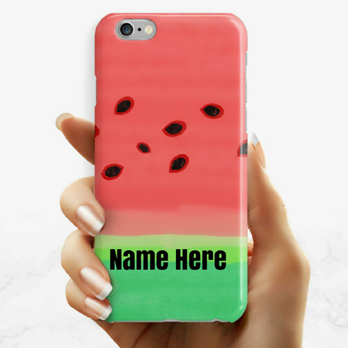 Designer Pink Mobile Case DP Picture With Your Name