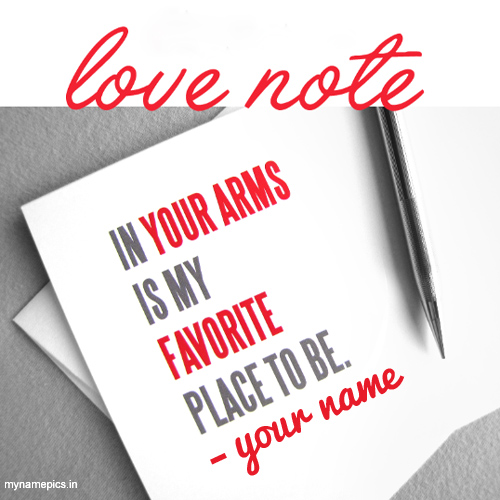 Write your name on Love Letter profile picture