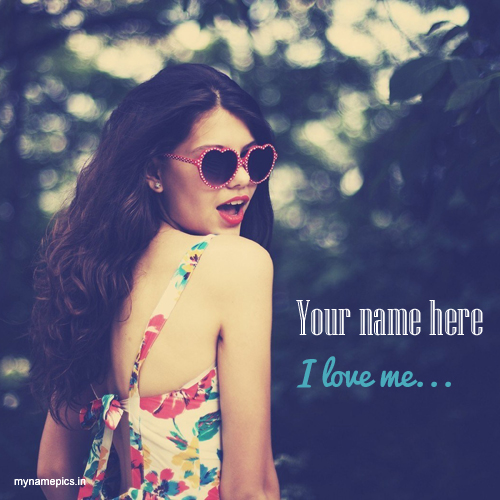 Write your name on Stylish Girl profile picture.
