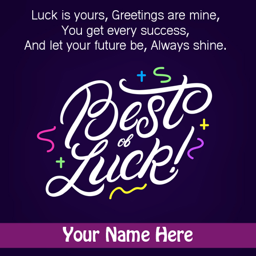 All The Best Wishes Whatsapp Status Image With Name