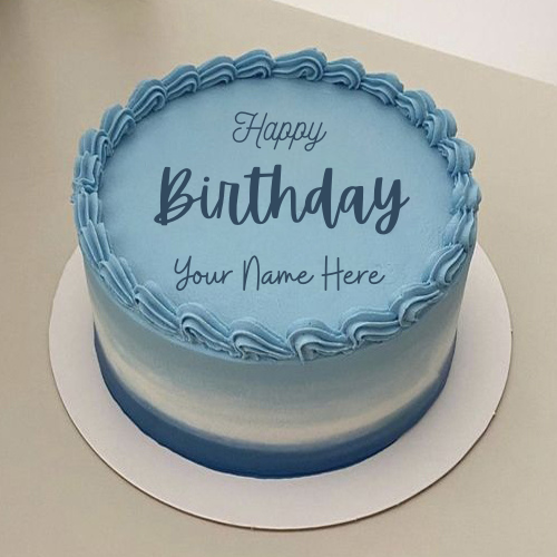 Elegant Name Birthday Cake For Whatsapp Status Image