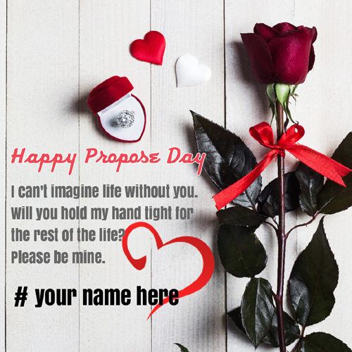 Happy Propose Day 2020 Love Greeting With Name