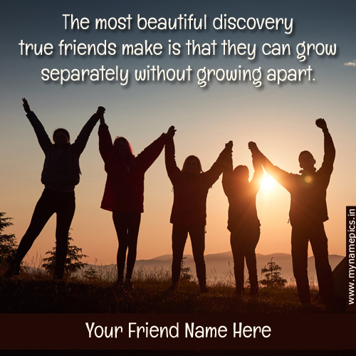 Friends Forever Attitude Quote Status Image With Name