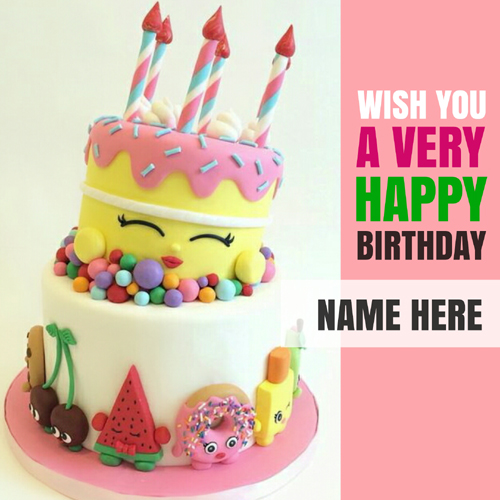 Wish You a Very Happy Birthday Greeting Card With Name