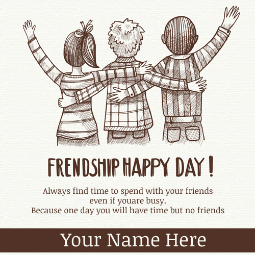 Friends Forever Quotes Greeting With Your Friend Name