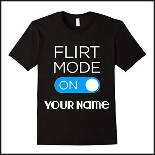 Funny Slogan Black TShirt For Boys Girls With Your Name