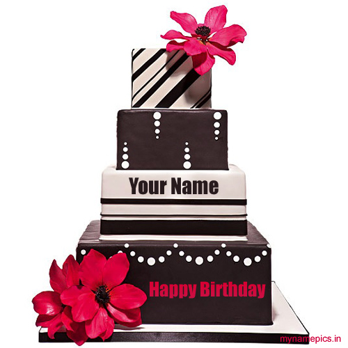 write name on Birthday cake for lover online