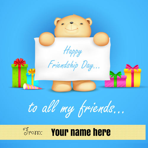 Happy Friendship Day To My Friends DP Pics With Name