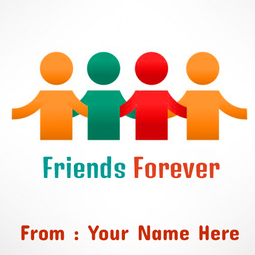 Write Name On Friends Forever Greetings Pictures Free