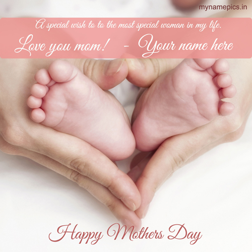 Write name on mothers day greeting card online for free