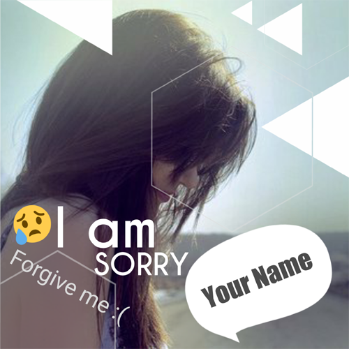I am Sorry Forgive Me Girl Profile Pics With Your Name
