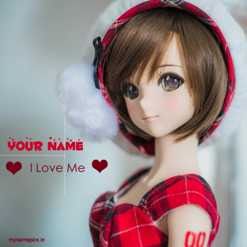 Write your name on sweet doll profile pix