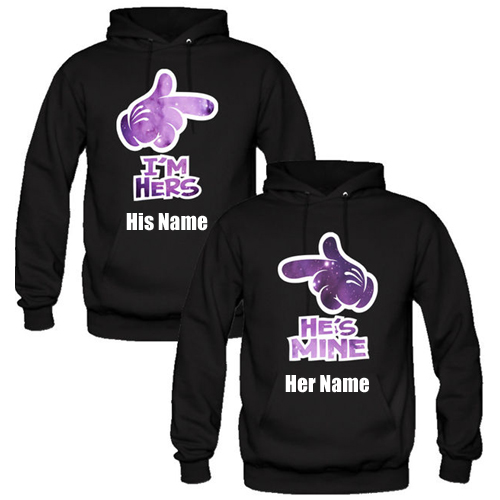 Black Love Couple T Shirt With Name For Profile Pics