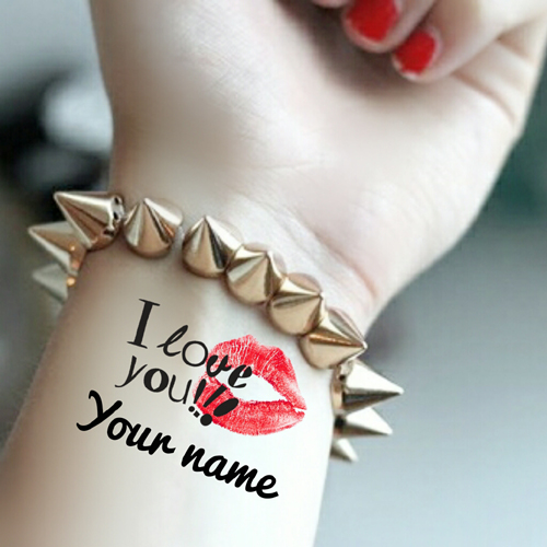 Print Name on Cute Girl Hand For Whatsapp Profile Pics