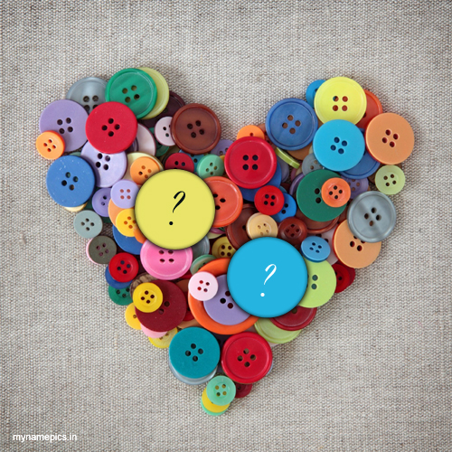 write alphabet on Button profile pics