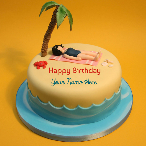 Happy Birthday Girlfriend Special Cake With Your Name