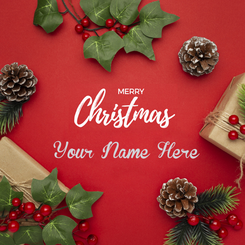 Happy Holidays Christmas Status Image With Company Name