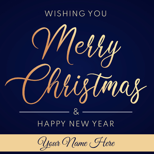 Beautiful Christmas Day Wishes Whatsapp DP With Name