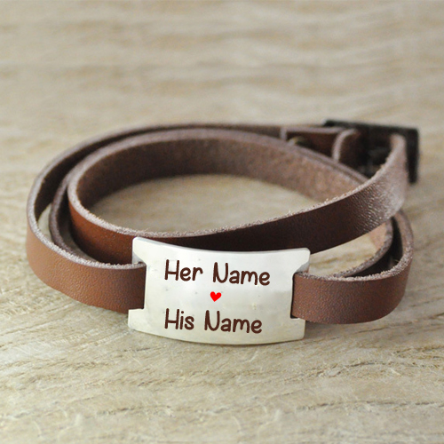 Write Name on Alloy Fashion Bracelet with Charm