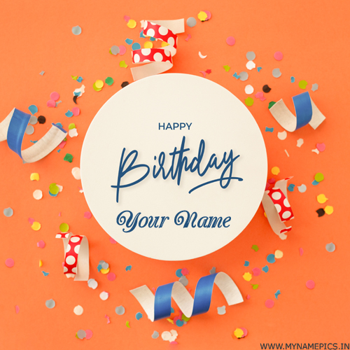 Surprise Birthday Wishes Greeting Card With Friend Name